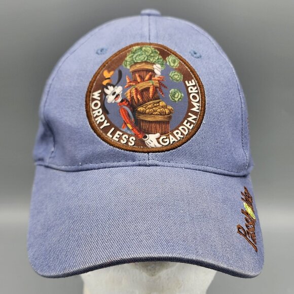 Disney Passholder Hat 2019 EPCOT Flower & Garden Festival Goofy Worry Less Garde - Picture 1 of 10